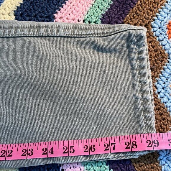 Vintage Santa Barbara Jeans Womens 13 Gray High Rise 90s Mom Jeans Denim - Picture 8 of 9